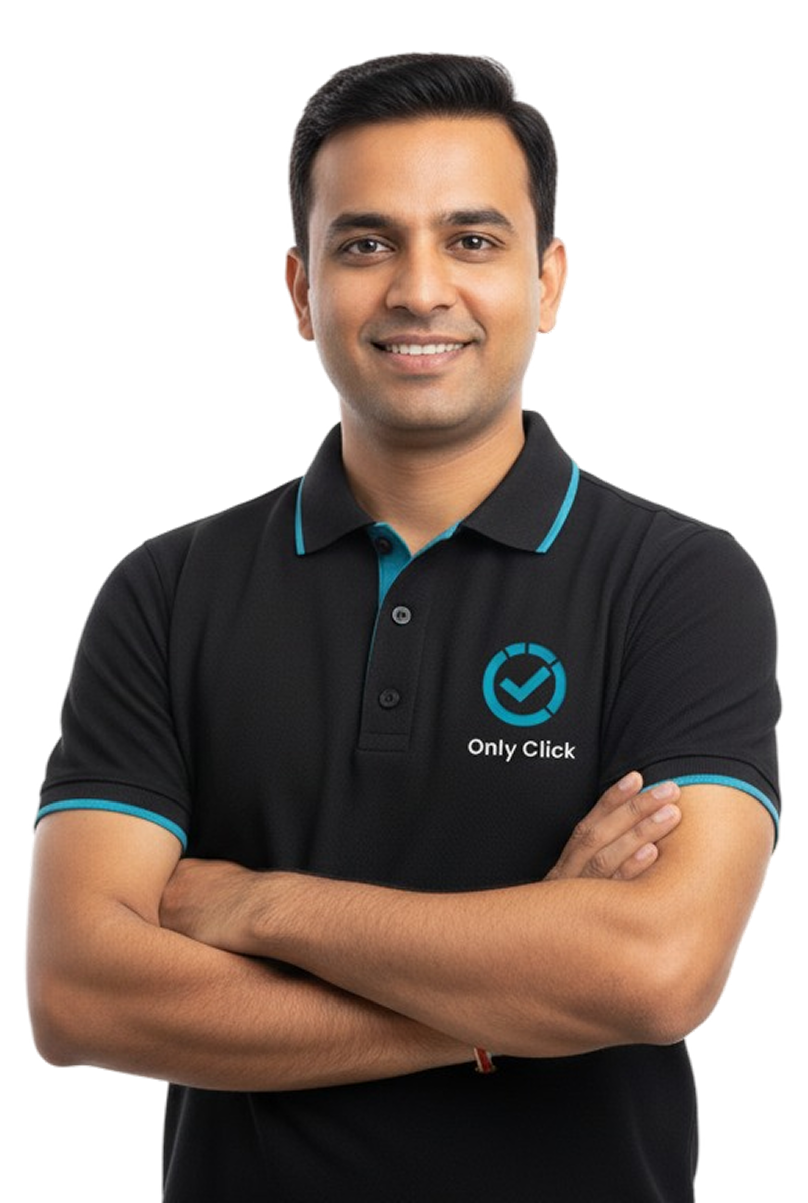 Smiling Only Click Expert Representative