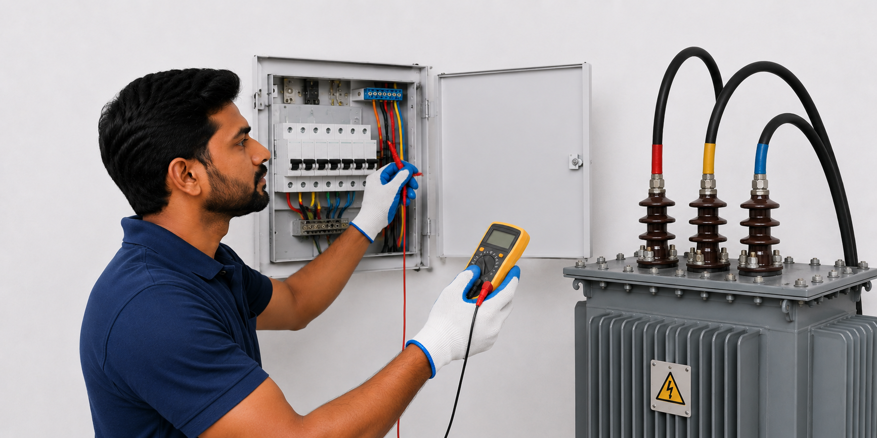 Panel to Transformer cable testing