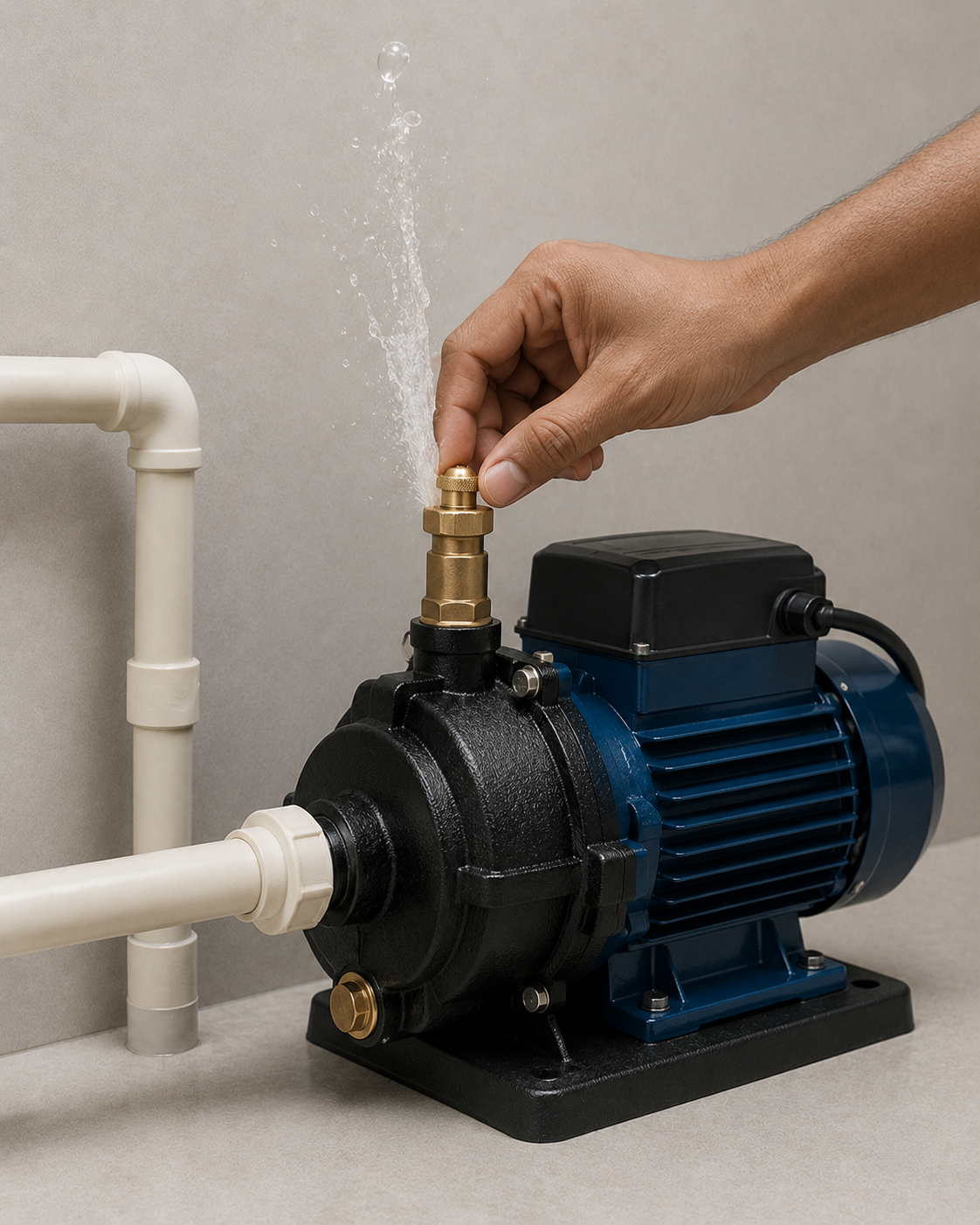 Motor Air Removal