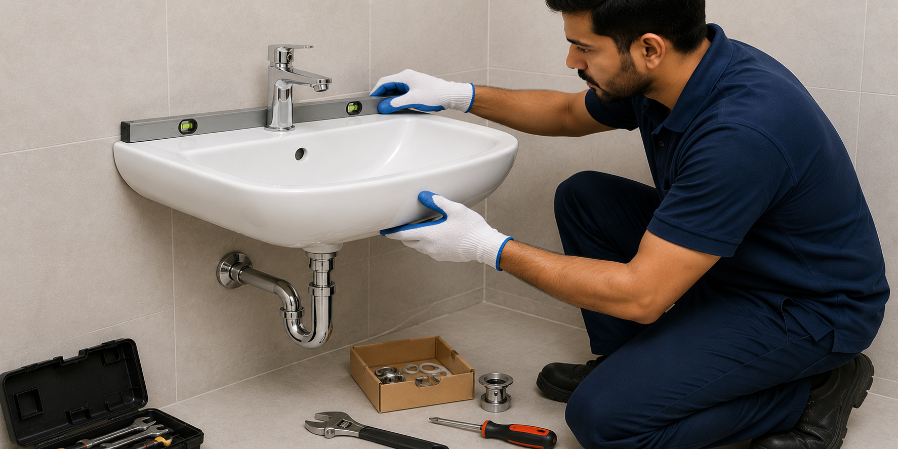 Wash Basin Installation
